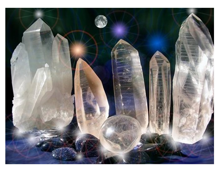 crystals space